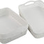 Bandeja plástico blanco set 6 grande