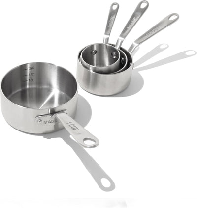 Juego tazas medidoras acero inox apilable