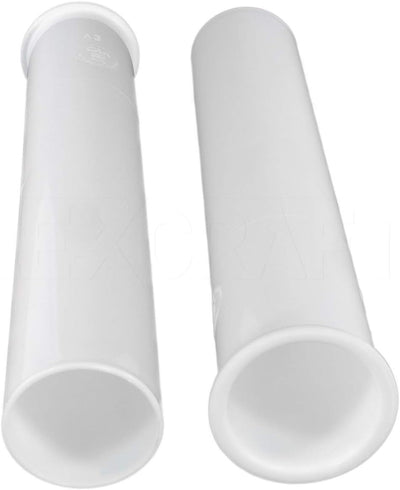 Colador plástico 8pulg 1-1/2pulg drenaje tubular blanco