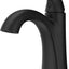 Grifo baño una manija 1 agujero negro mate NSF certificado