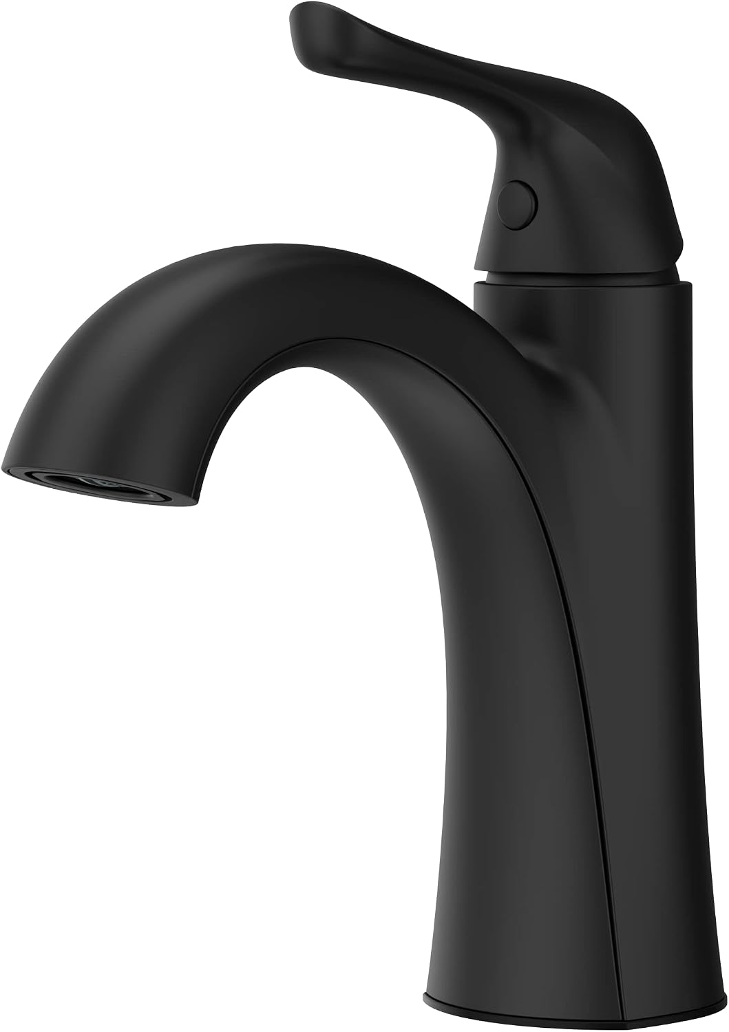 Grifo baño una manija 1 agujero negro mate NSF certificado