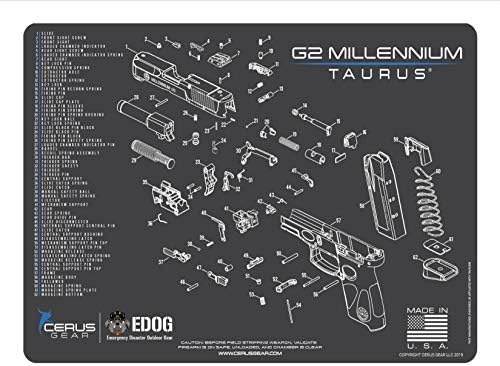Alfombrilla limpieza Taurus G2 acolchada 0.118pulg