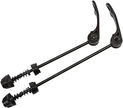 Set cuña liberación rápida para bicicleta MTB delantera y trasera