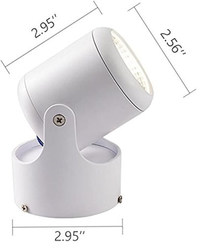 Pedal LED negro control remoto sala estar