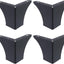 4 Pzas patas muebles metal 4pulg diseño minimalista
