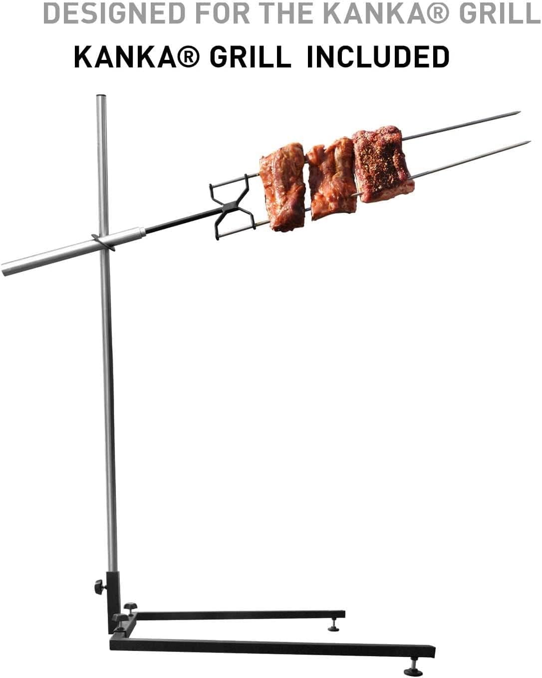 Parrilla asadora soporte suelo duro para hogar y aire libre