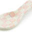 Reposacuchares Esmalte Encimera Rosa y Blanco a Cuadros