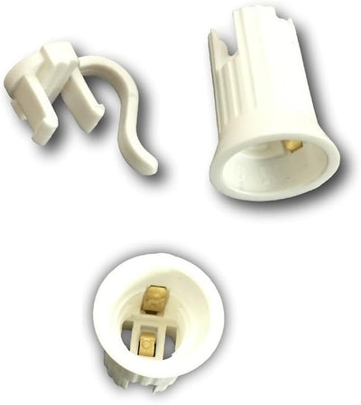Enchufe C7 SPT1 blanco 100 pzas