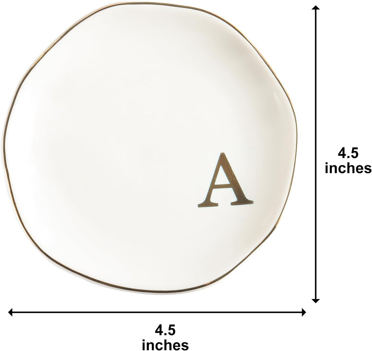 Bandeja cerámica para joyas anillos personalizada