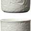 Set 2 Tazas Cerámica Espresso 3.4oz Sin Asas Blanco