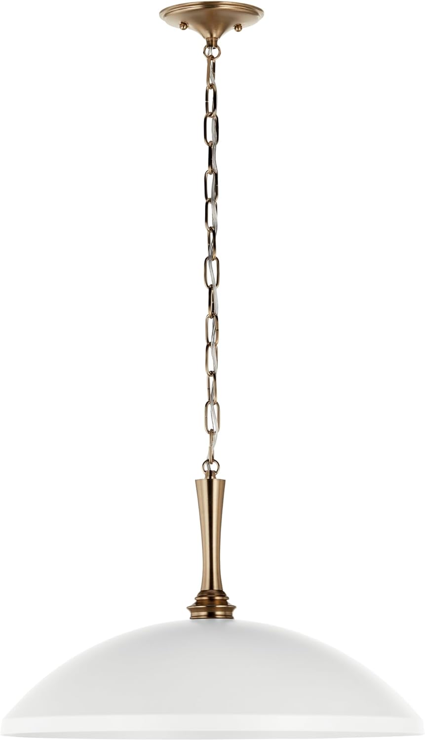 Colgante 1 luz blanco bronce comp techo cocina