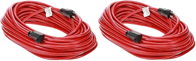 Cable extensión uso rudo exterior 12/3 3 puntas