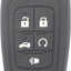 2 Fundas Silicona Goma 5 Botones Abatibles Sin Llave Negro