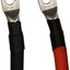 Cables inversores cobre puro 6 AWG 12" 5/16" terminales