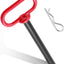 2 Pasadores Enganche Tractor 5/8x6" Clip R Remolque Rojo