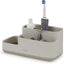 Organiz. baño EasyStore para cepillos y pasta Ecru