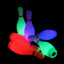 Set bolos para niños con 10 bolos y 2 bolas iluminadas