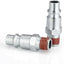 Accesorios manguera aire 3/8 pulg macho 300psi 2 Pzas