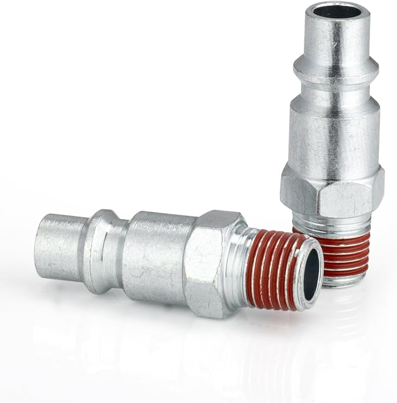 Accesorios manguera aire 3/8 pulg macho 300psi 2 Pzas
