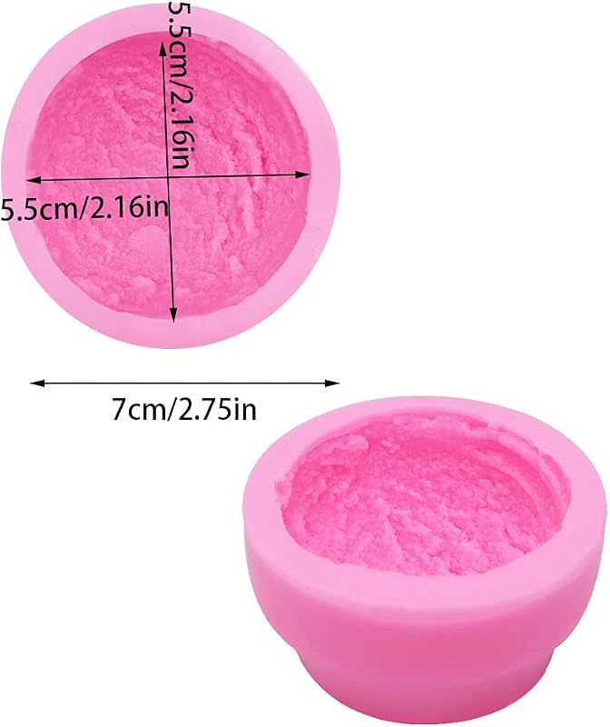 3 Moldes Silicona Bola Helado 3D para Pudín Mousse Fondant