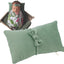 Almohada terciopelo diadema para posar bebé verde claro