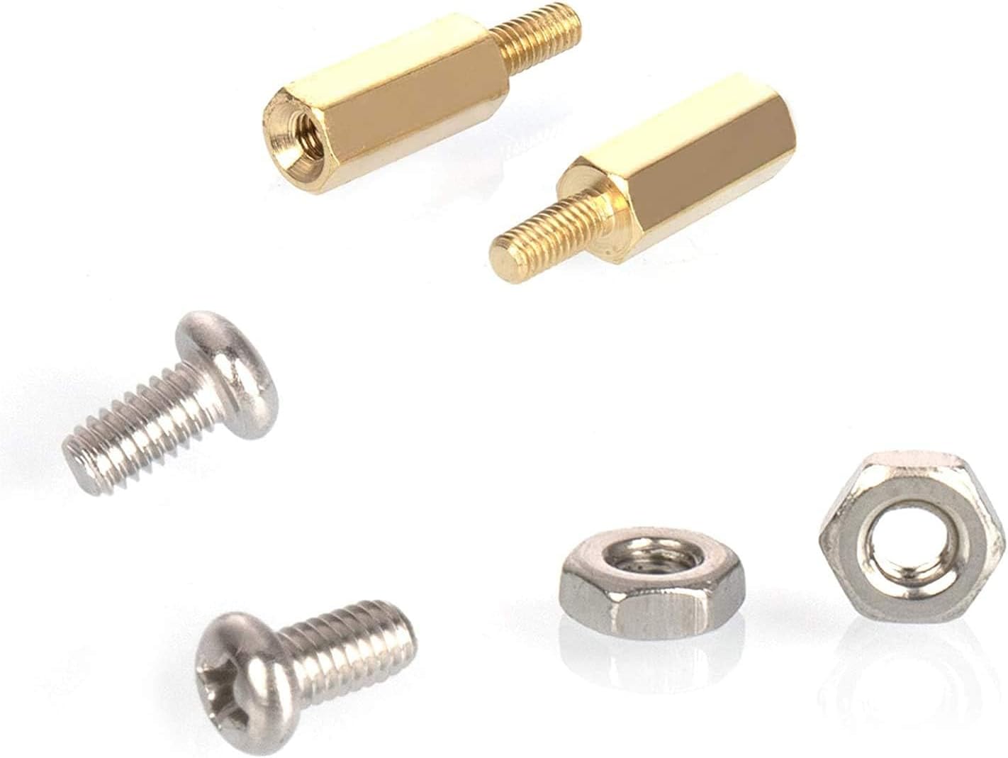 24 Pzas Cilindros Hex Latón para Raspberry Pi