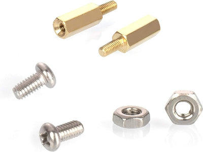 24 Pzas Cilindros Hex Latón para Raspberry Pi