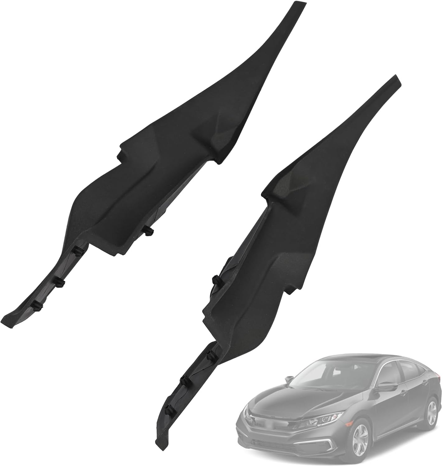 2 Pzas Cubierta Capó Limpiaparabrisas Honda Civic
