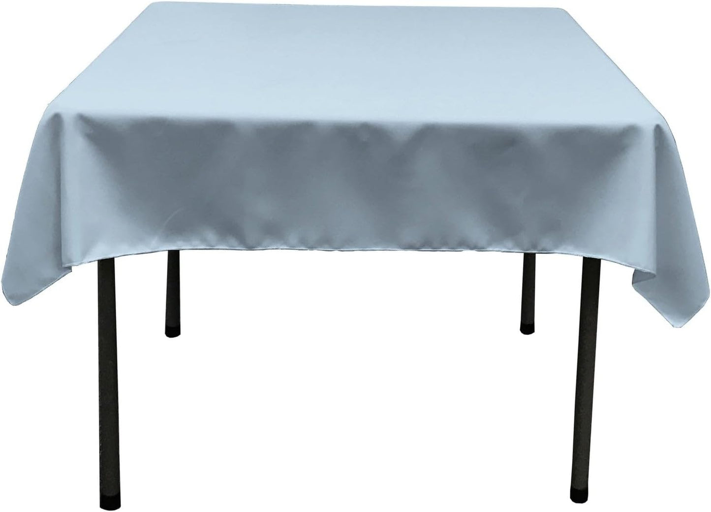 Mantel cuadrado poliéster 58x58pulg azul claro