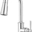Grifo cocina extraíble montado cubierta 1.8 GPM cromo