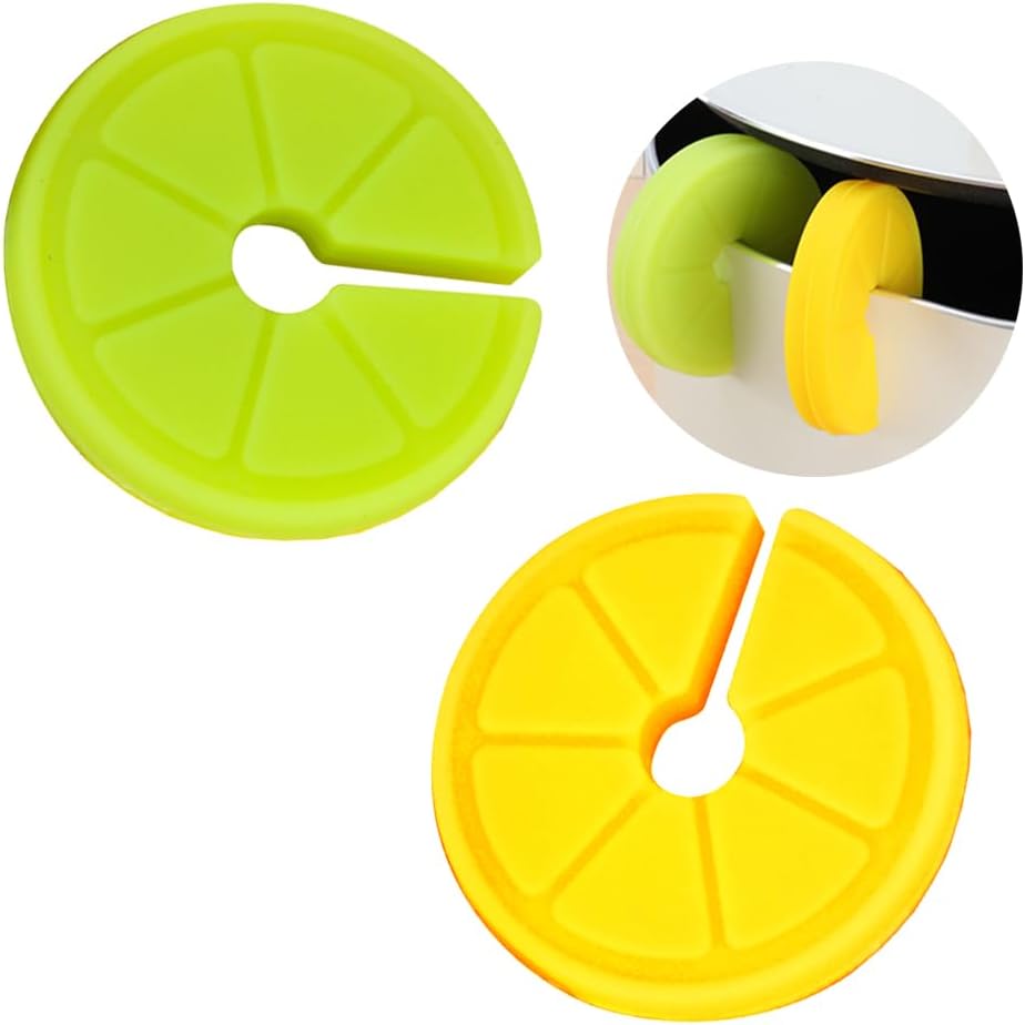 2 Pzas Soporte Tapa Olla Silicona Anti Derrame