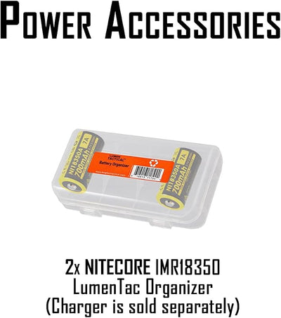 Linterna táctica 920lúmenes luz roja 2 baterías