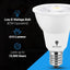 4 Pzas Bombilla LED R14 6W Base E17 Blanco Frío 5000K
