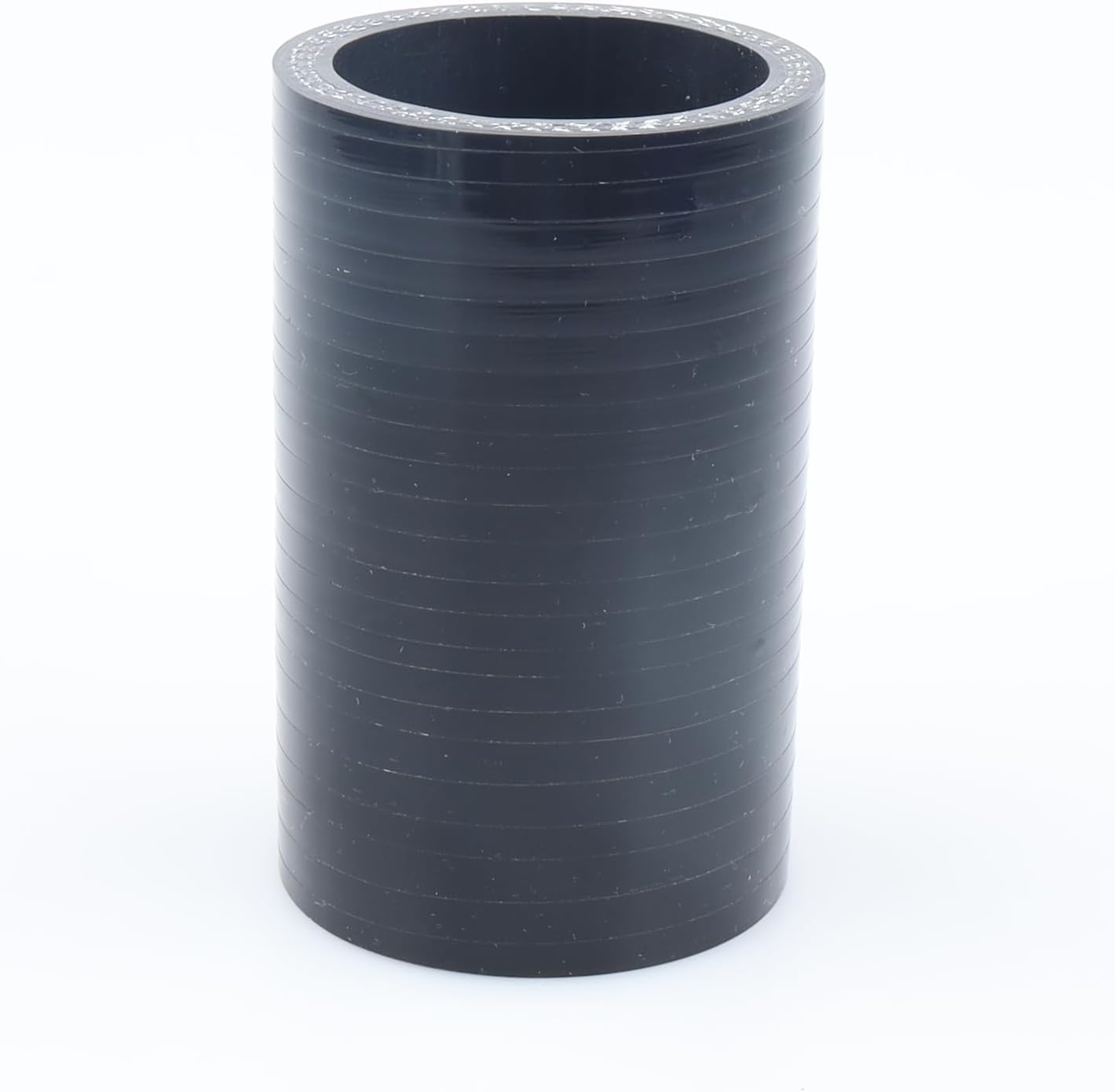 Acoplador recto manguera silicona 38mm 3 capas reforzadas negro