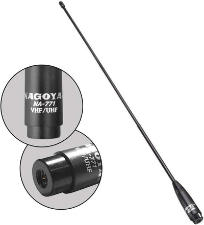 Antena VHF/UHF 144/430 MHz para radios YAESU Vertex TYT Wouxun