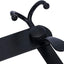 Ganchos puerta para ropa sombrero toalla resistente negro