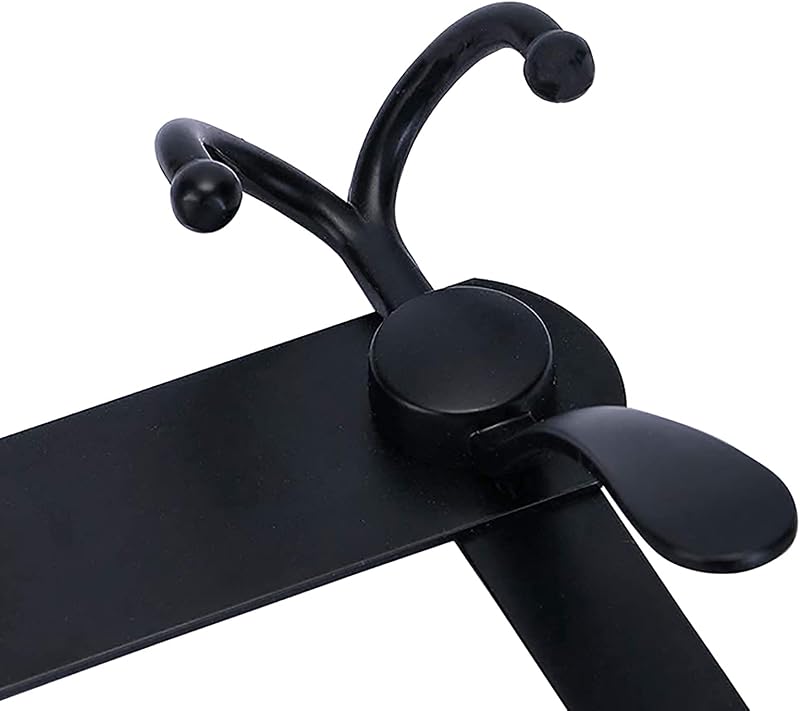 Ganchos puerta para ropa sombrero toalla resistente negro