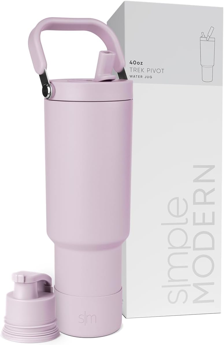 Vaso acero inox 40oz con pajita abatible tapas