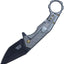 Cuchillo bolsillo acero inox Karambit 7.25"