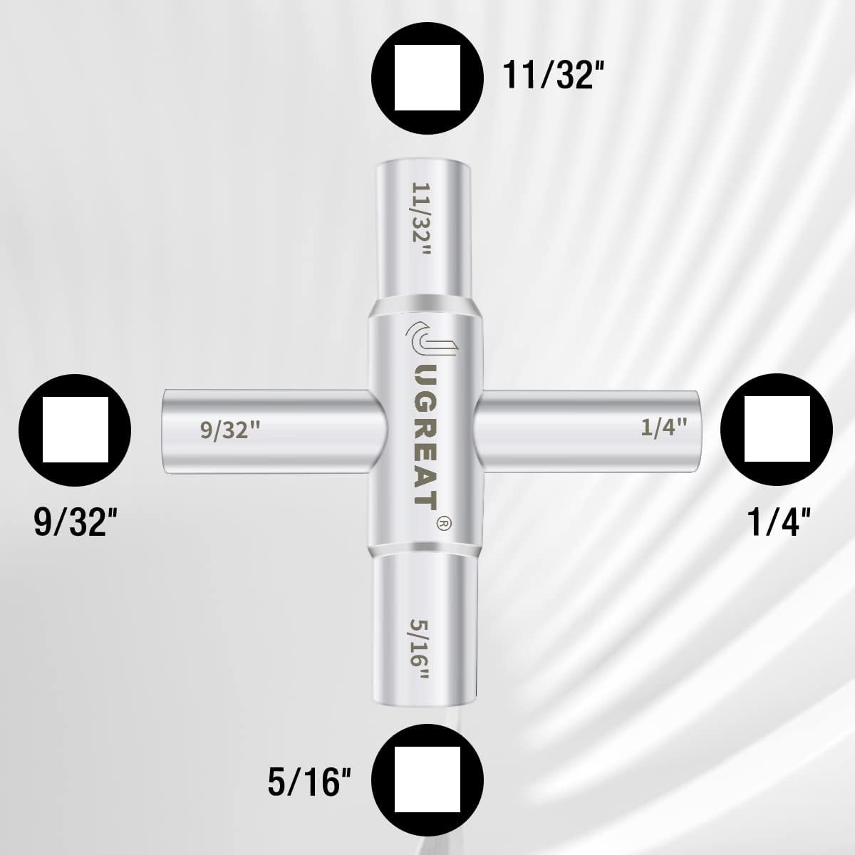 Llave Sillcock 4 vías acero espigas válvulas paquete 2