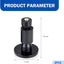 2 Tapones agarre manillar motocicleta 7/8pulg universal negro