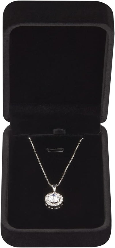 Set 3 cajas regalo collar terciopelo joyas bodas cumpleaños