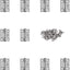 10 Bisagras Plegables Acero Inox 304 3/4pulg para Caja Joyería