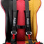 Set arnés 4 puntos almohadillas hombro resistentes negro