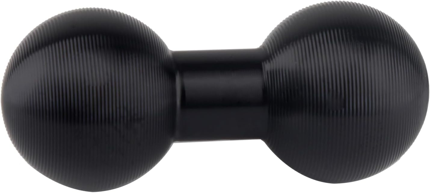 Soporte bola doble aluminio 1" para zócalo Ram B