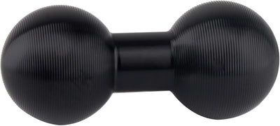 Soporte bola doble aluminio 1" para zócalo Ram B