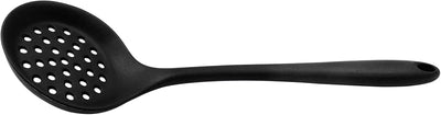 Cuchara silicona antiadherente para cocinar verduras negro