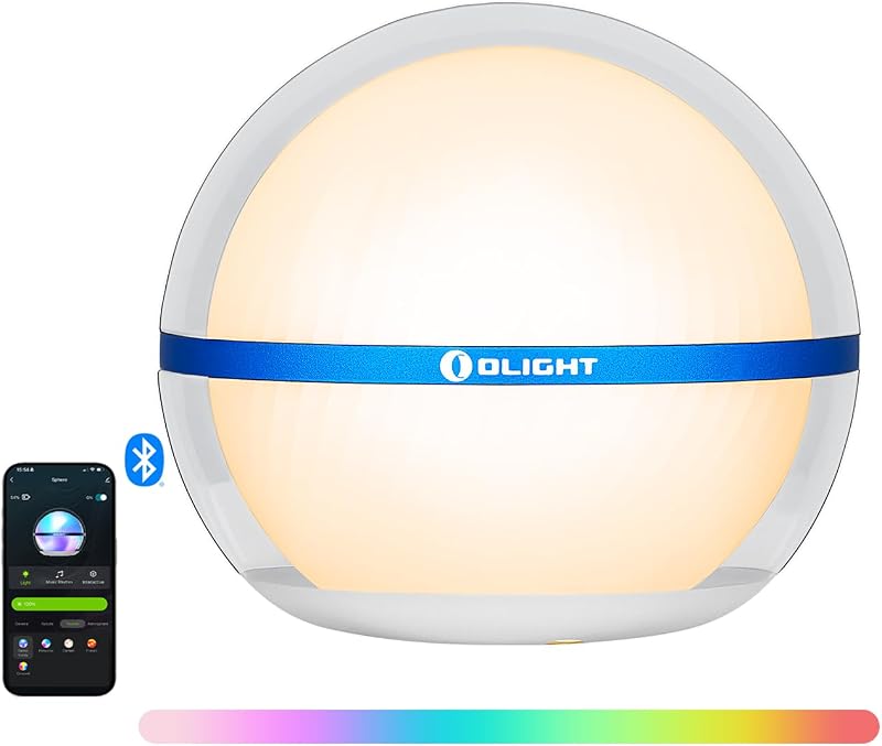 Luz nocturna inteligente RGB con control por app