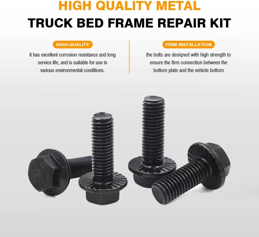 Hardware montaje caja camión M12 pernos Chevy Colorado GMC 8 pzas