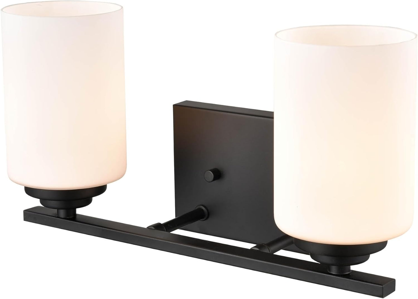 Tocador 2 luces Durham Collection acabado negro